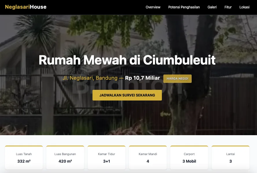 Neglasari House Property